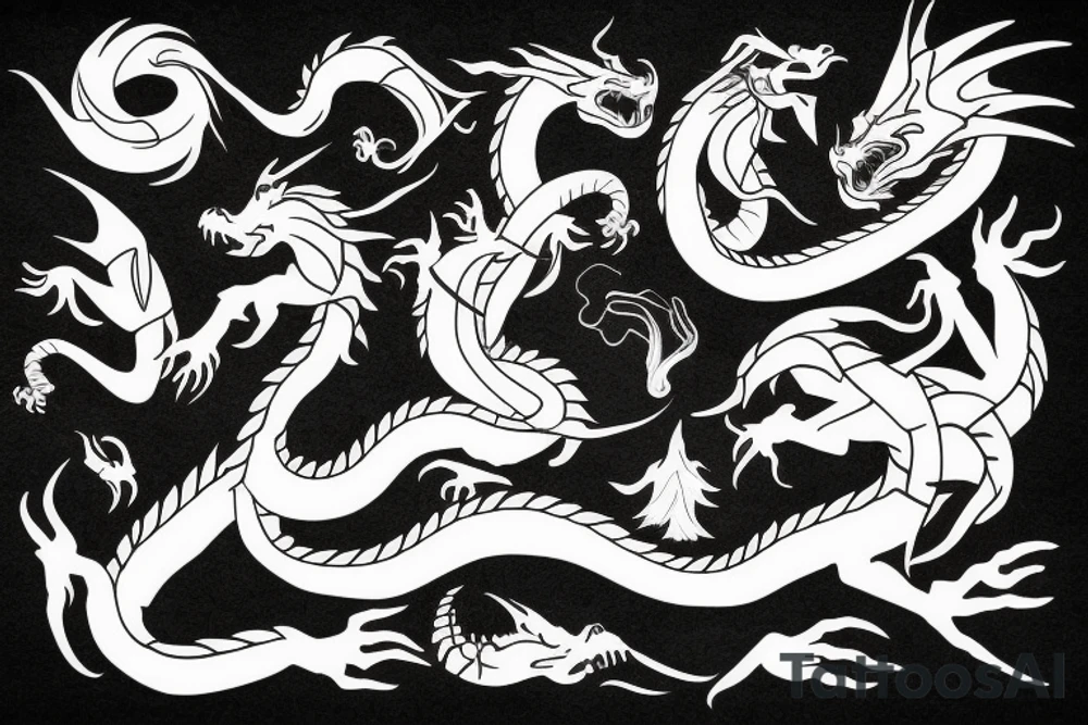 Dragon tattoo idea