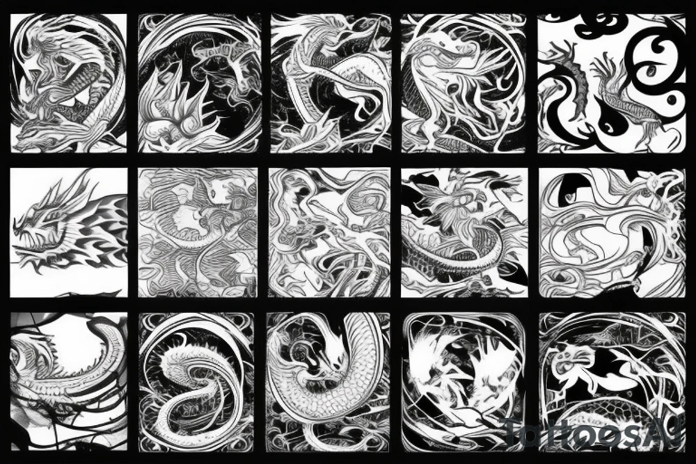 Dragon tattoo idea