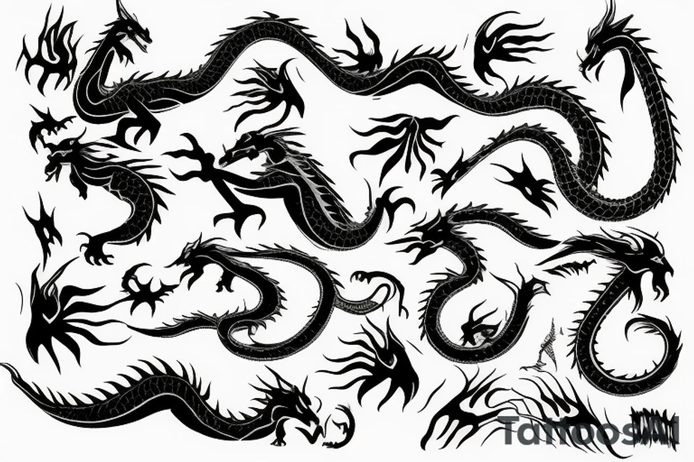 Dragon tattoo idea