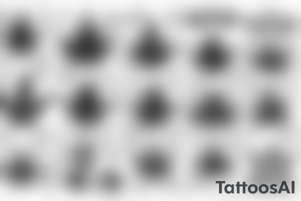 Weed symbol with a crown tattoo idea