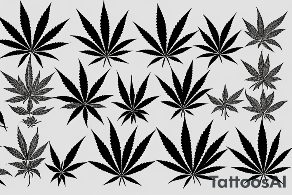 Weed logo tattoo idea
