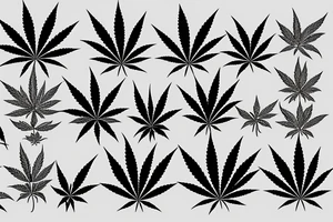 Weed logo tattoo idea