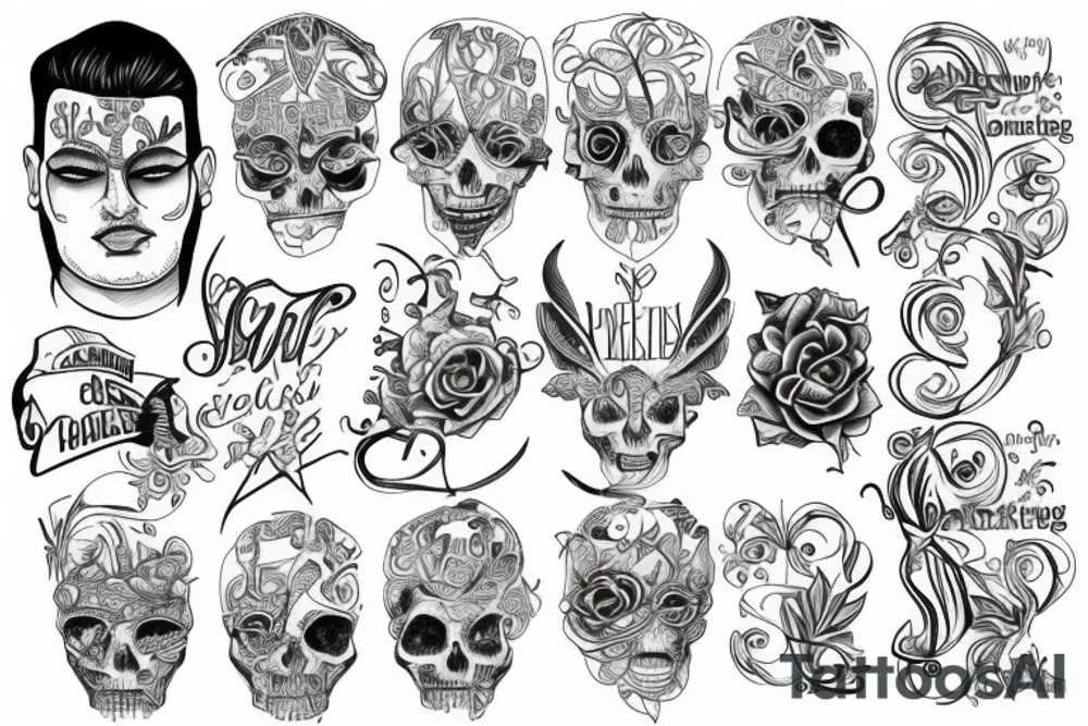 J C P O F S tattoo idea