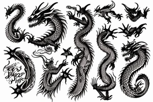 Dragon arm tattoo ethereal tattoo idea