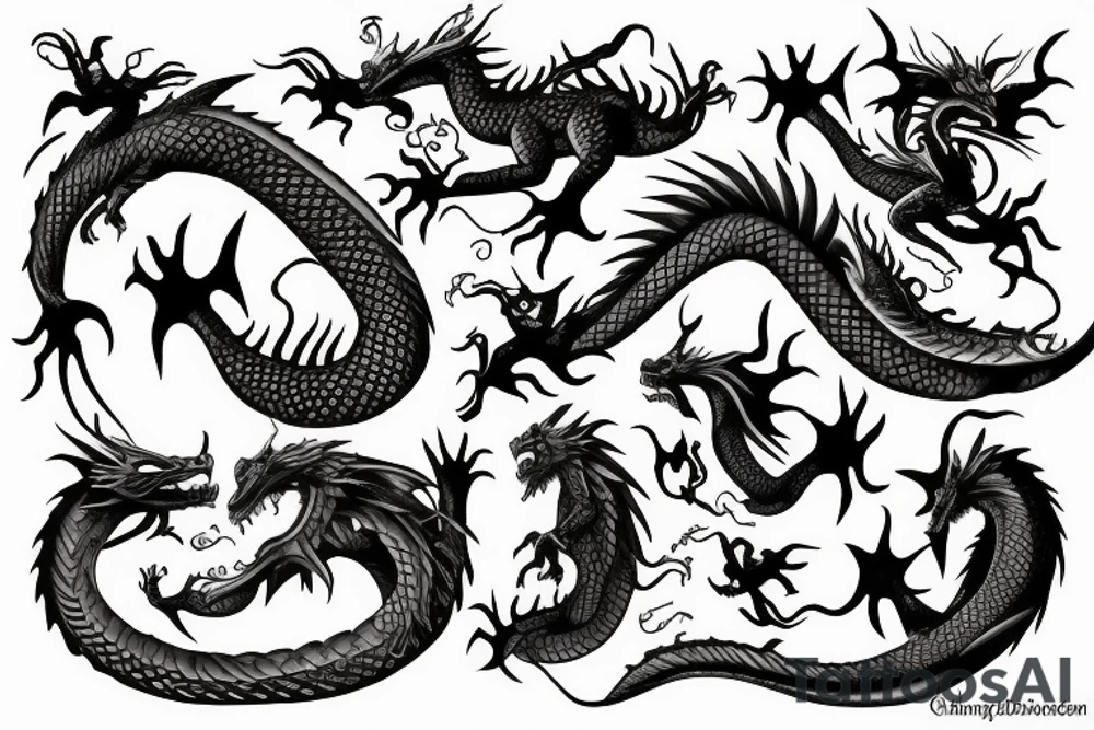 Dragon arm tattoo ethereal tattoo idea