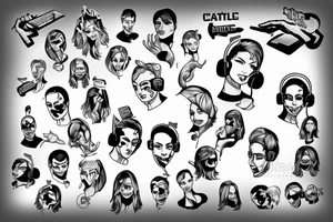 Call center management tattoo idea