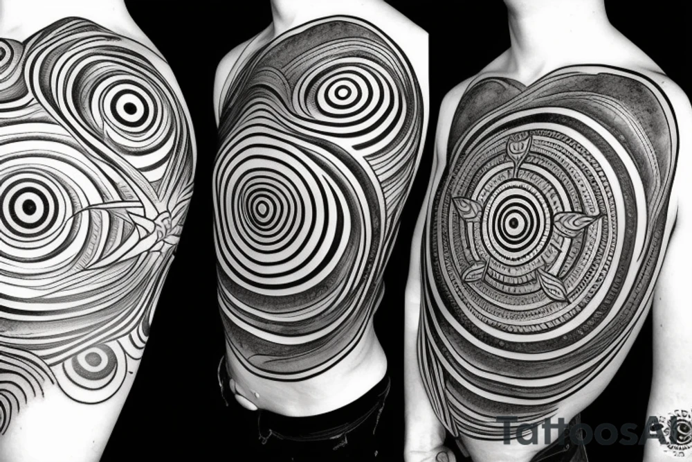 Third eye DMT space rainbow tattoo idea
