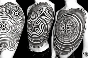 Third eye DMT space rainbow tattoo idea