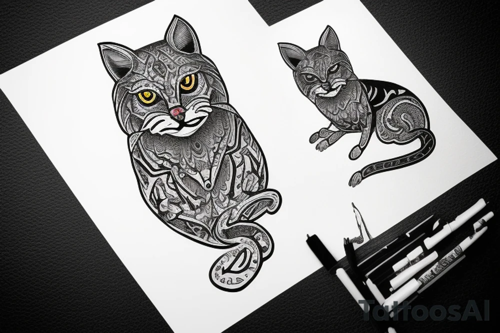 bobcat tattoo idea
