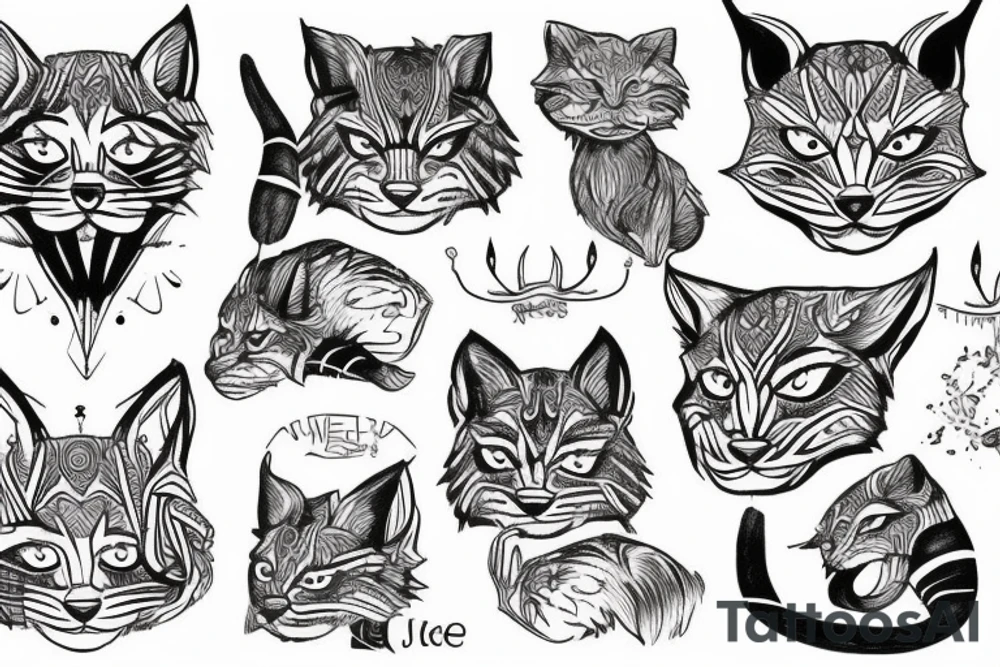 bobcat tattoo idea