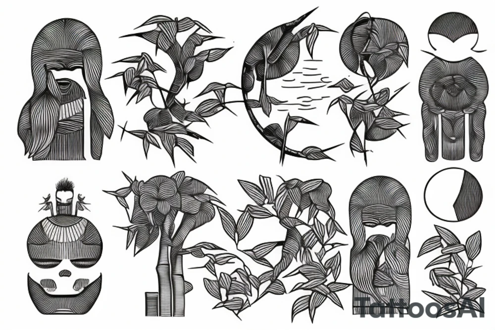bamboo tree tattoo idea