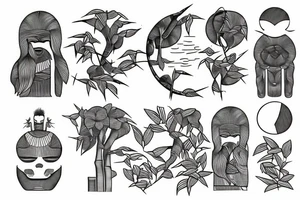 bamboo tree tattoo idea