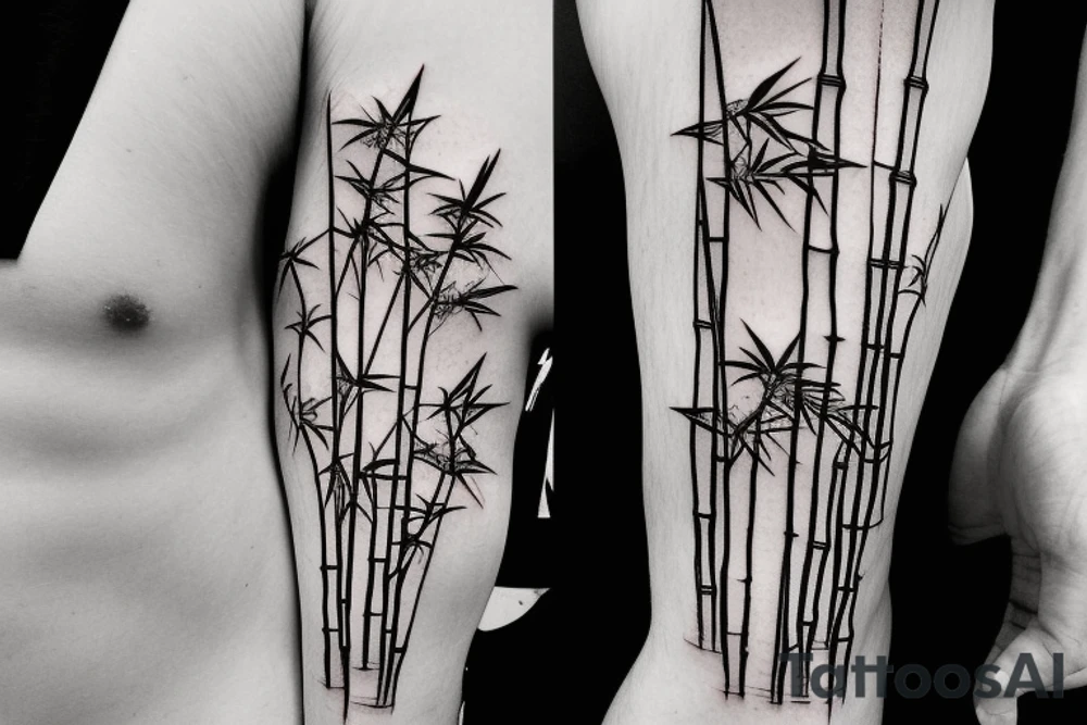 bamboo tree tattoo idea