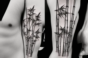 bamboo tree tattoo idea