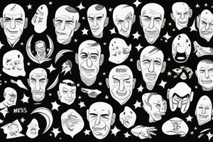 man on moon tattoo idea