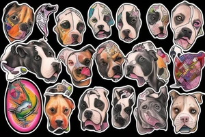 pitbulls tattoo idea