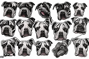 pitbulls tattoo idea