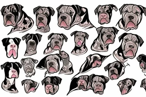 pitbulls tattoo idea