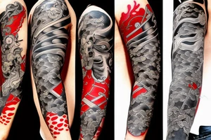 un samurai japones tattoo idea