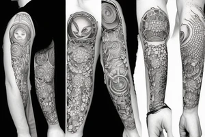 planet Mars tattoo idea