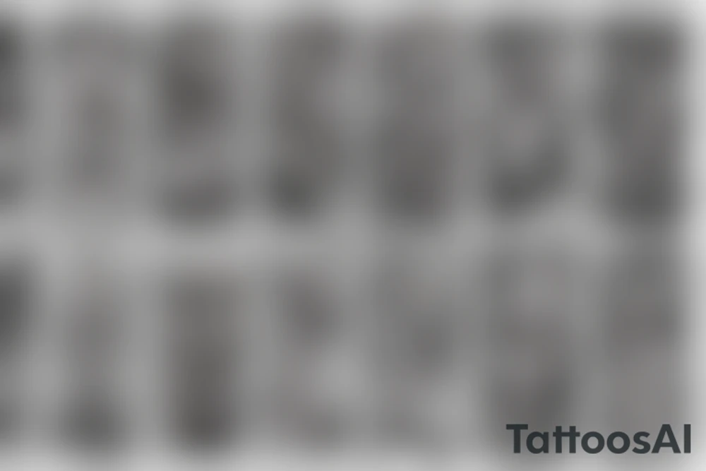 Poseidon's trident tattoo idea