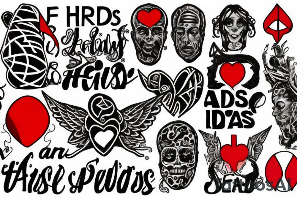 Hiv/aids awareness and stigma tattoo idea