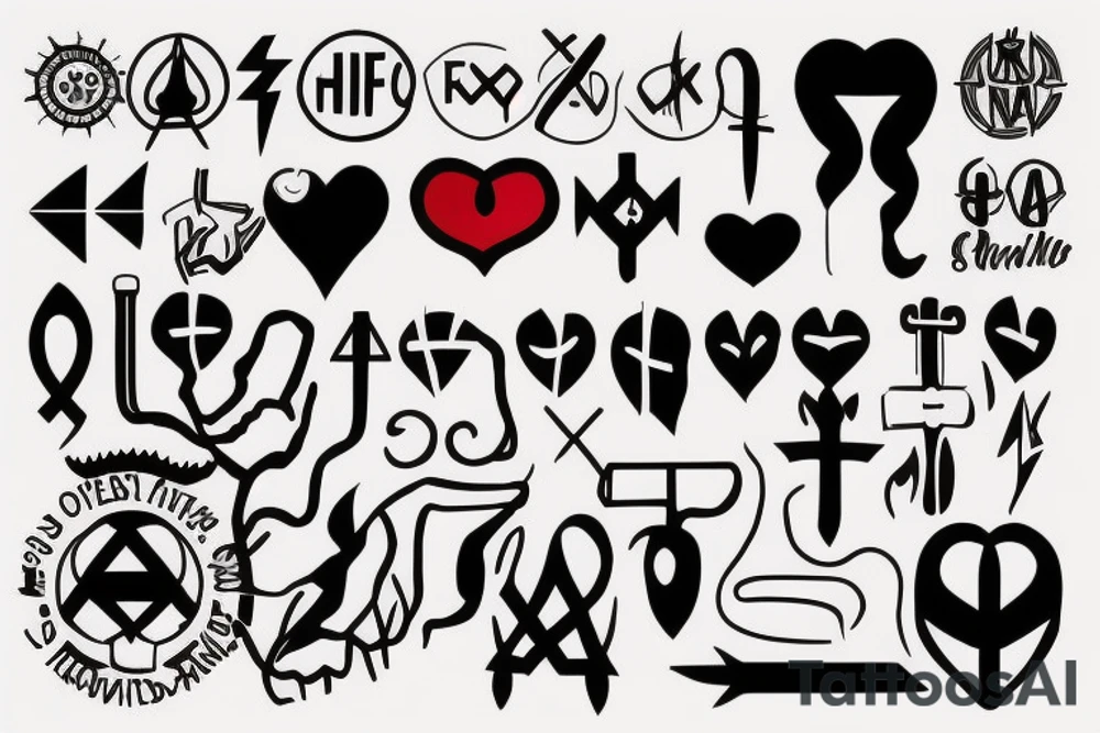 Hiv/aids awareness and stigma tattoo idea