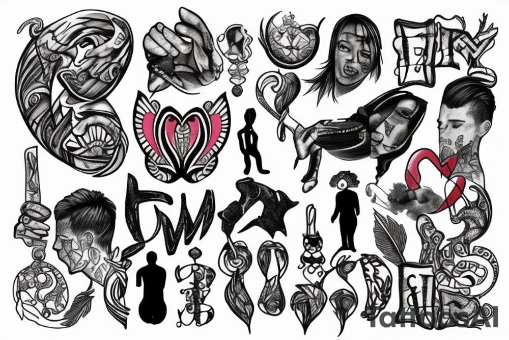 Trans man with hiv tattoo idea