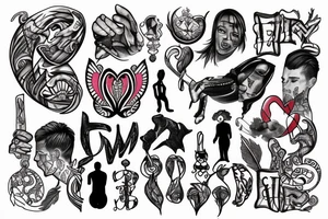 Trans man with hiv tattoo idea