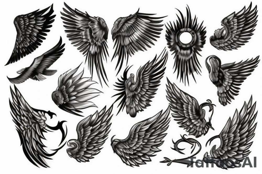 wings tattoo idea