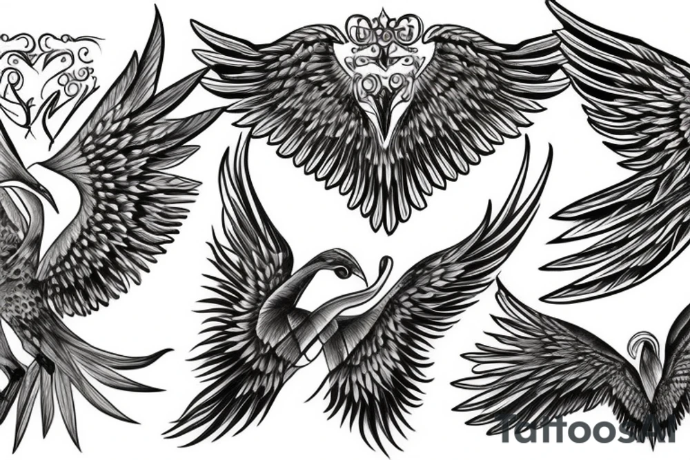 wings tattoo idea