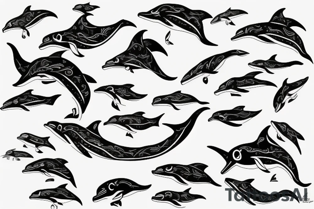 dolphin tattoo idea
