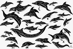 dolphin tattoo idea