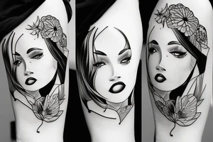 Hood girl tattoo idea