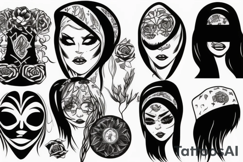 Hood girl tattoo idea