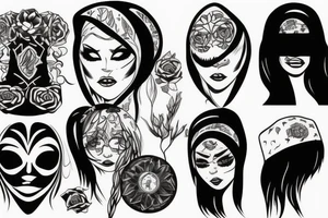 Hood girl tattoo idea
