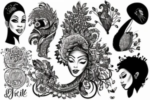 India arie inspired tattoo tattoo idea