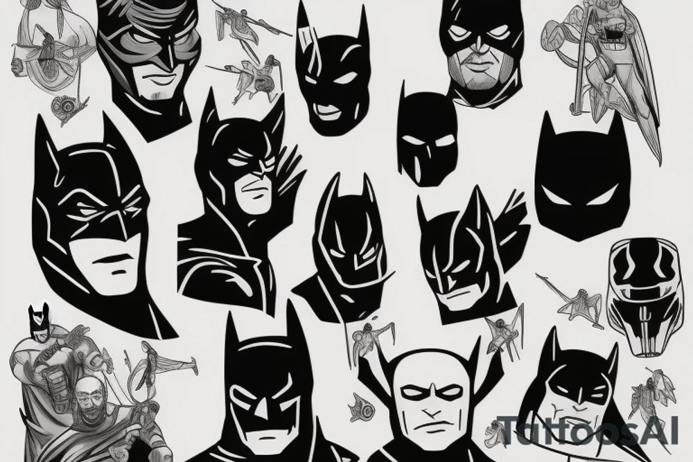 Arsenal batman tattoo idea