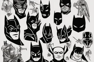 Arsenal batman tattoo idea
