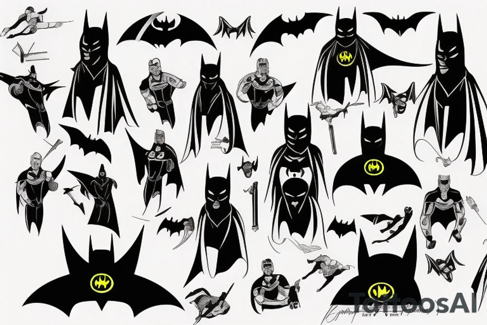 Arsenal batman tattoo idea