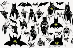 Arsenal batman tattoo idea