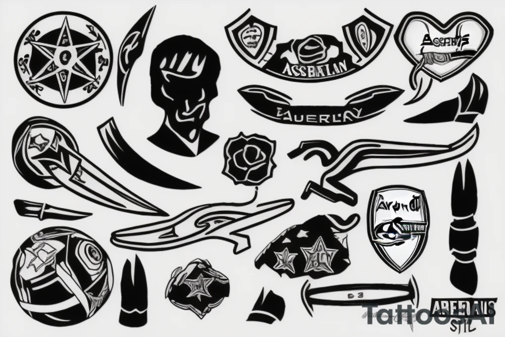 Arsenal tattoo idea