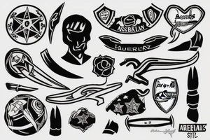 Arsenal tattoo idea