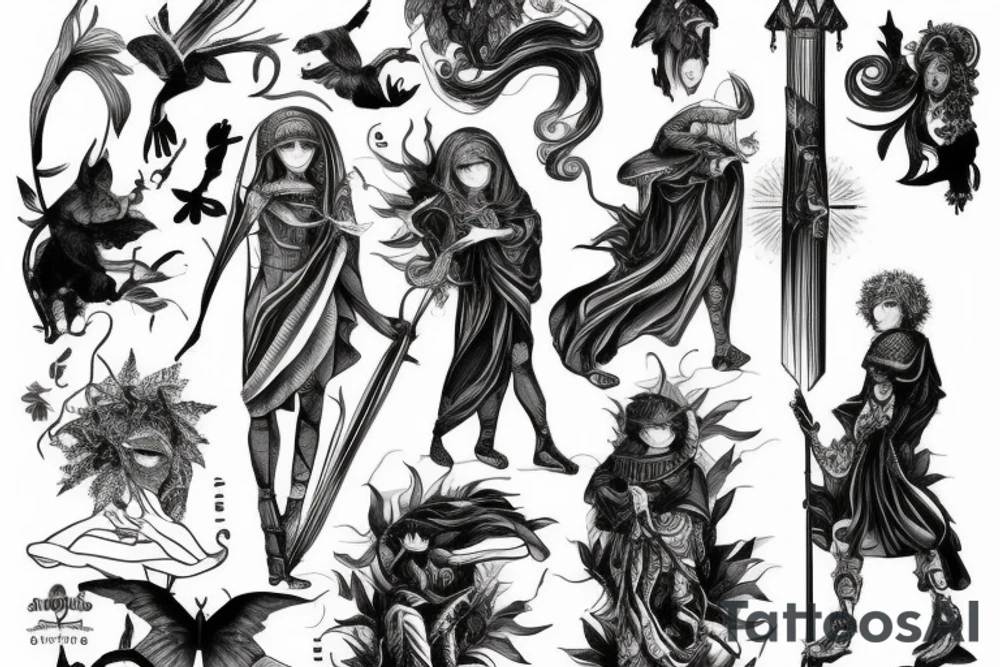 berskerk eclipse tattoo idea