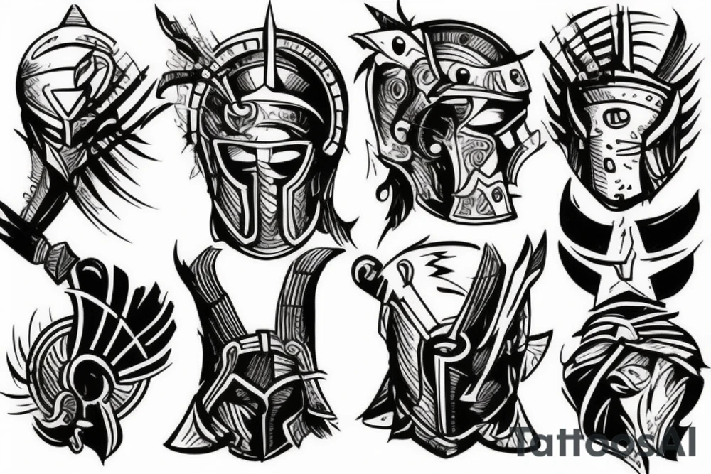 spartan tattoo idea