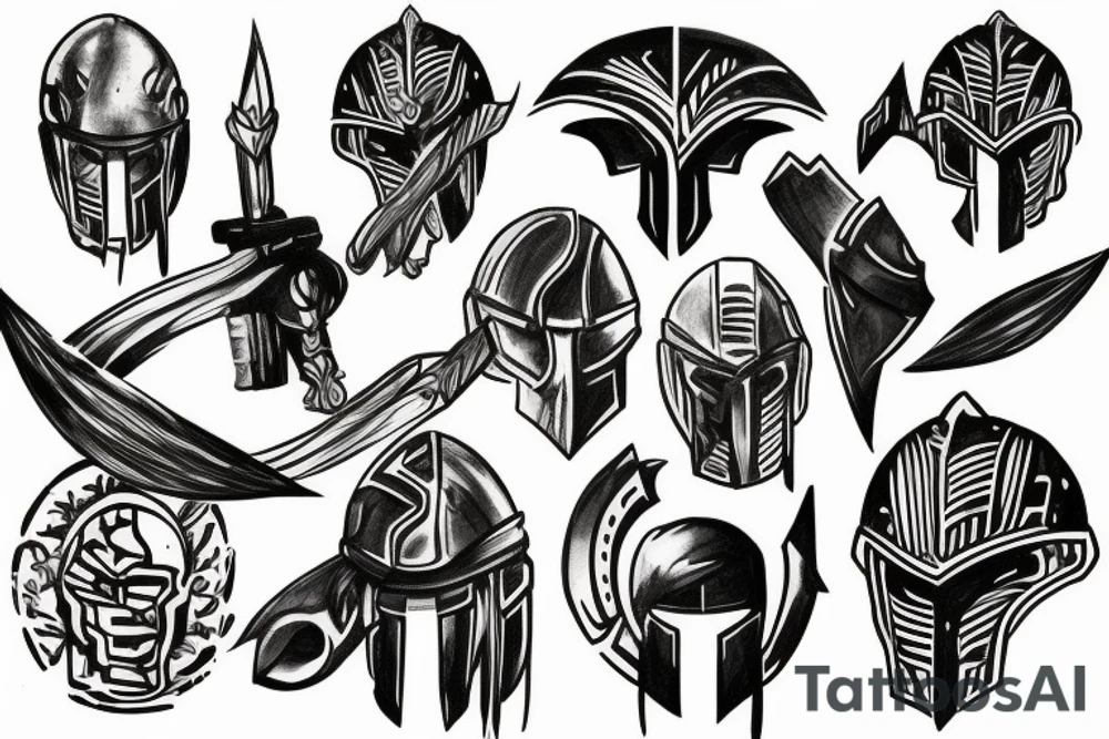 spartan tattoo idea