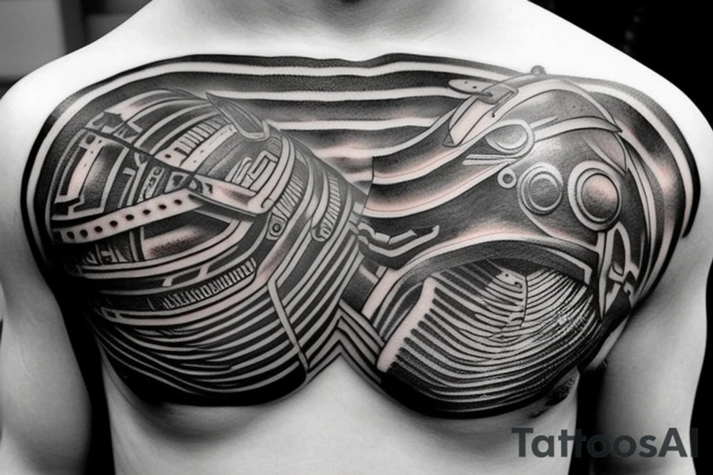spartan helmet tattoo idea