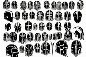 spartan helmet tattoo idea