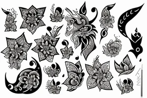 Ritu Krishna tattoo idea