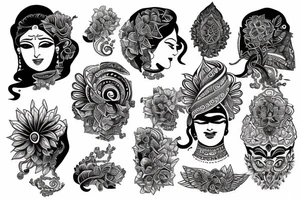 Ritu Krishna tattoo idea
